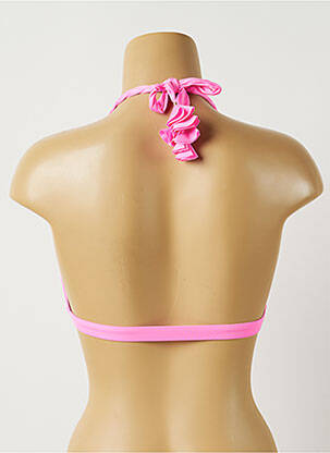 Sutien de costum de baie elasticitate top triunghiuri roz ALMA DA ONDA femeie