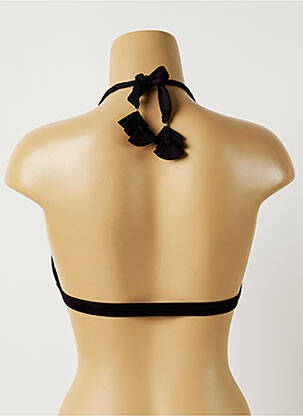 Sutien de costum de baie elasticitate top triunghiuri negru ALMA DA ONDA femeie