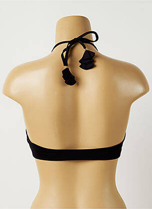 Sutien de costum de baie elasticitate top triunghiuri negru ALMA DA ONDA femeie