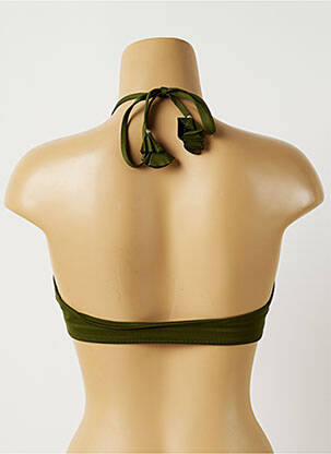 Sutien de costum de baie elasticitate top triunghiuri verde ALMA DA ONDA femeie