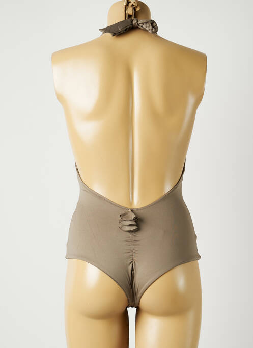 Costum de baie dintr-o singură piesă maro ALMA DA ONDA femeie