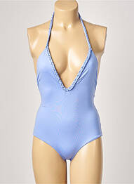 Costum de baie dintr-o singură piesă bretele elastice violet ALMA DA ONDA femme