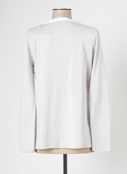 Top gri BLANC BOHEME femeie