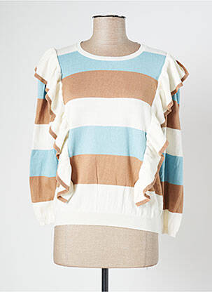 Pulover albastru BLANC BOHEME femeie