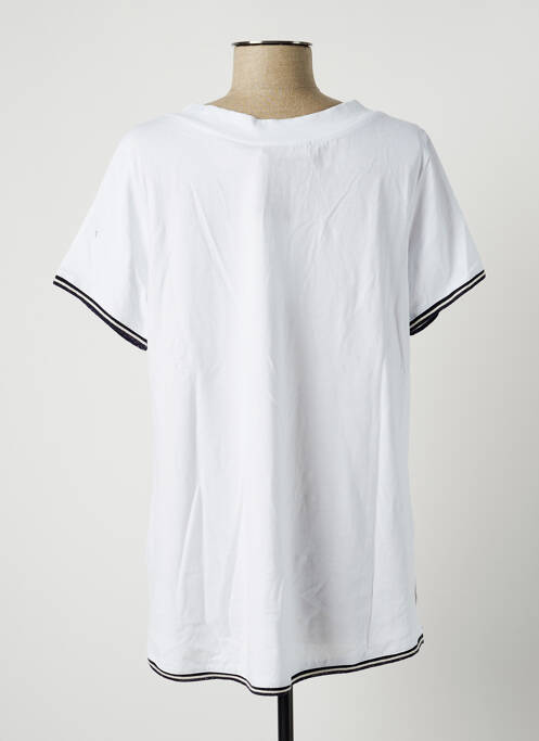 Tricou alb BLANC BOHEME femeie