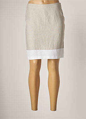 Fustă scurtă gri BLANC BOHEME femeie