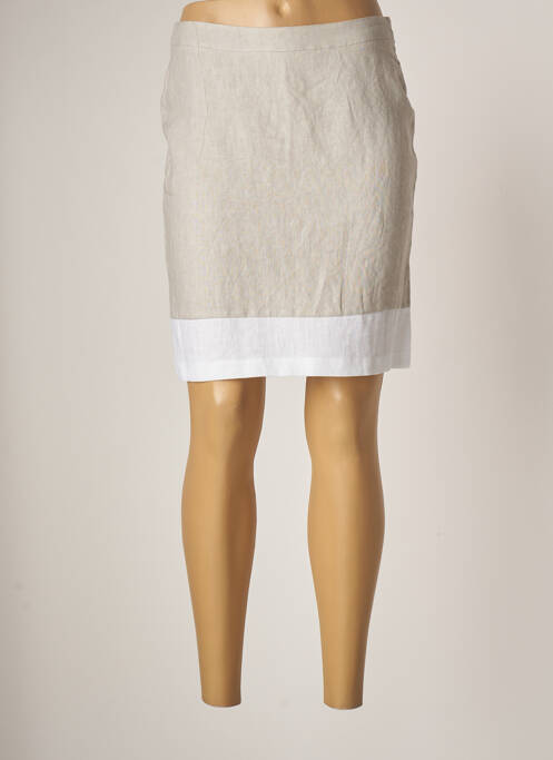 Fustă scurtă gri BLANC BOHEME femeie