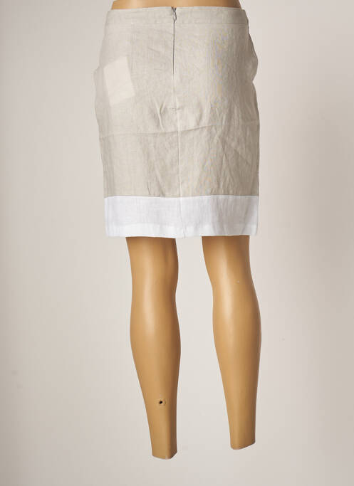 Fustă scurtă gri BLANC BOHEME femeie