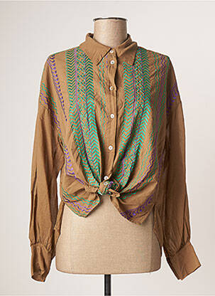 Cămașă maro MOTEL femeie