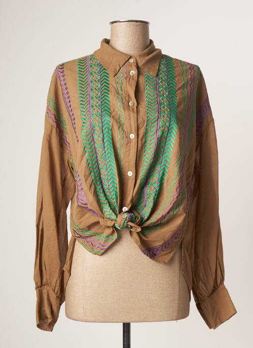 Cămașă maro MOTEL femeie