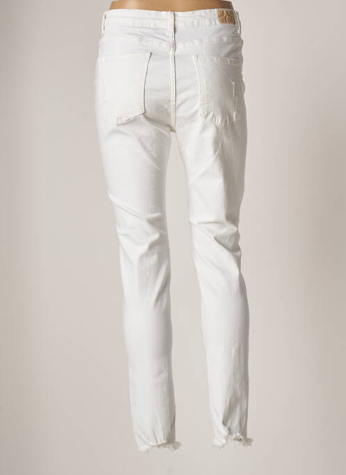 Blugi cu croială slim alb DENIM femeie