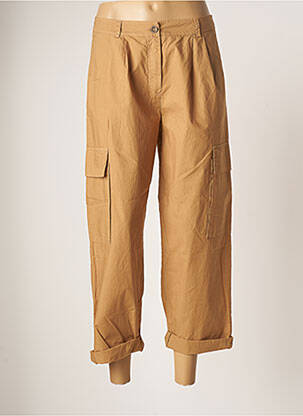 Pantalon trei sferturi maro MOTEL femeie