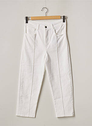 Pantalon larg alb TENSIONE IN femeie