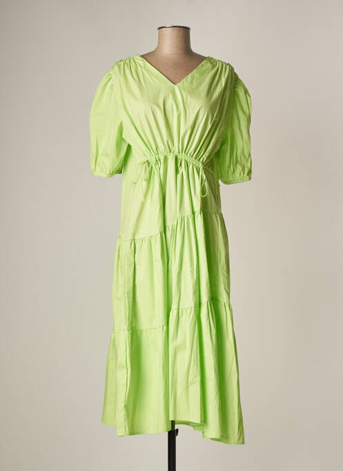 Rochie midi verde LARA femeie