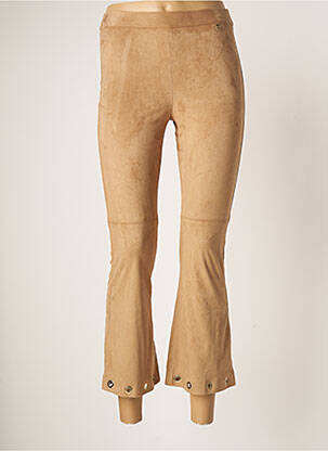 Pantalon 7/8 elasticitate mărime normală bej MOTEL femeie