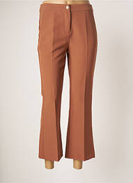 Pantalon 7/8 elasticitate mărime normală maro MOTEL femme