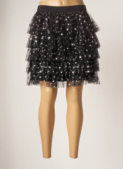 Fustă midi negru TENSIONE IN femeie