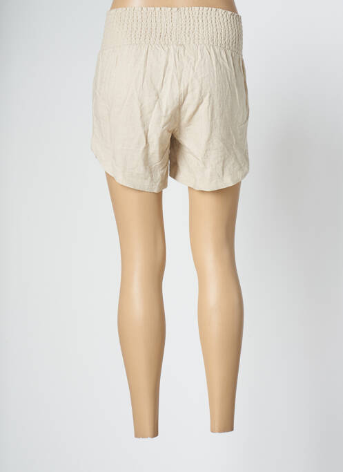 Pantalon scurt / Bermudă maternitate bej RIPE femeie