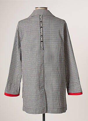 Sacou buzunare negru POUPEE CHIC femeie