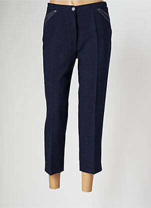 Pantalon trei sferturi albastru ANNE KELLY femeie