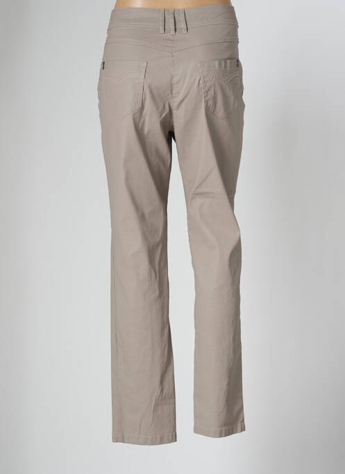 Pantalon slim bej ANNE KELLY femeie