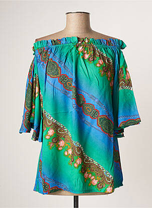 Top albastru TENDANCE UNIQUE femeie