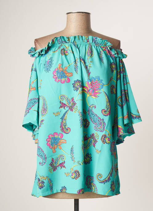 Top albastru TENDANCE UNIQUE femeie