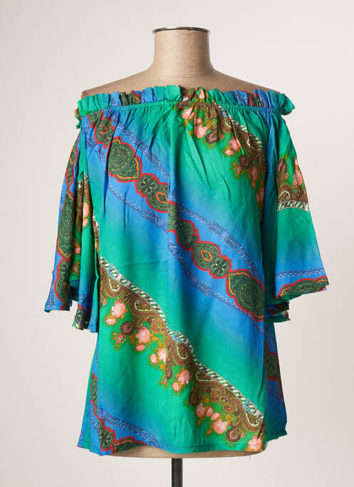 Top albastru TENDANCE UNIQUE femeie