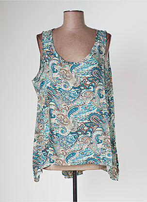 Top albastru TENDANCE UNIQUE femeie