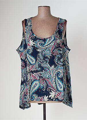 Top albastru TENDANCE UNIQUE femeie