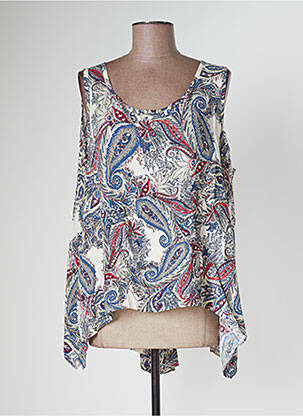 Top albastru TENDANCE UNIQUE femeie