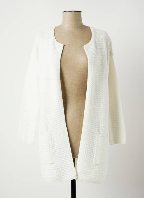 Vestă cu mâneci lungi alb DES PETITS HAUTS femeie