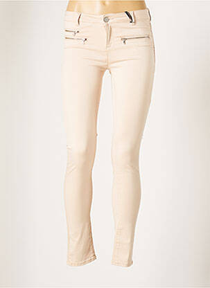 Pantalon slim bej ZAPA femeie