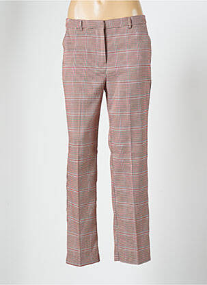 Pantalon drept roșu NICE THINGS femeie