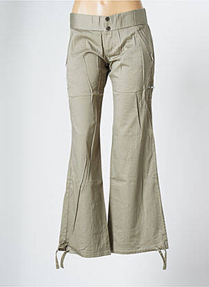 Pantalon larg verde ROXY femeie