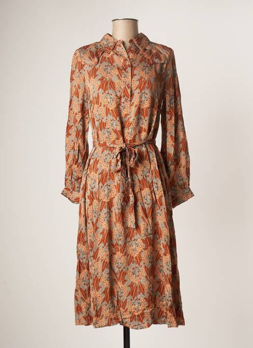 Rochie midi maro INDI & COLD femeie