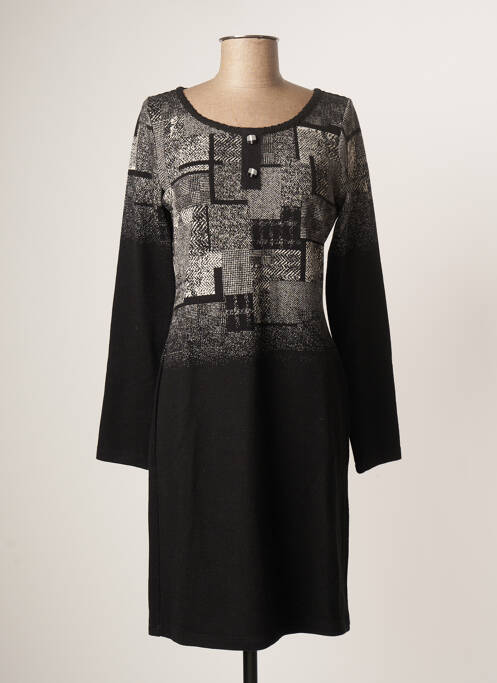 Rochie pulover negru LO! LES FILLES femeie