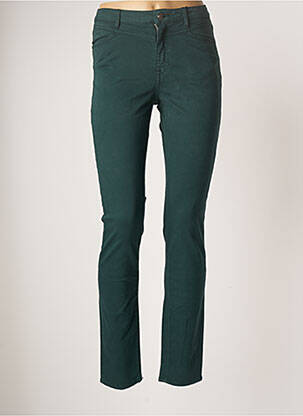 Pantalon slim elasticitate talie înaltă verde EMMA & ROCK femeie