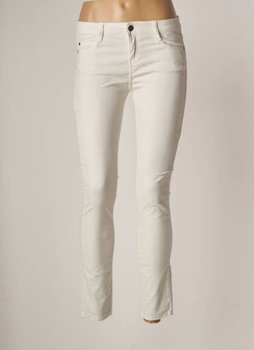Pantalon slim alb ACQUAVERDE femeie