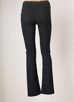 Pantalon slim țesătură poplin mărime normală negru EMMA & ROCK femeie