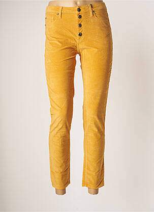 Pantalon 7/8 galben EMMA & ROCK femeie