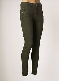 Pantalon slim conic mărime normală verde PARA MI femme