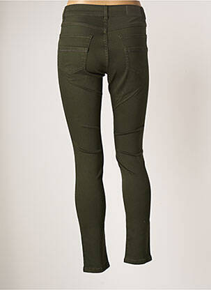 Pantalon slim conic mărime normală verde PARA MI femeie