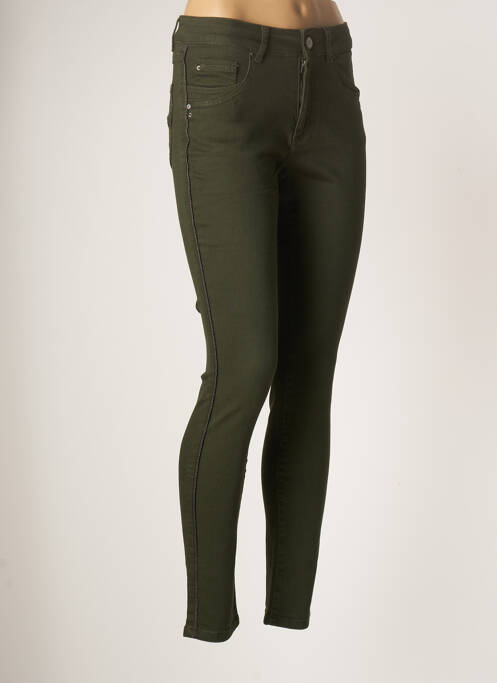 Pantalon slim verde PARA MI femeie