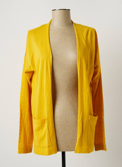 Vestă cu mâneci lungi galben KATMAI femeie