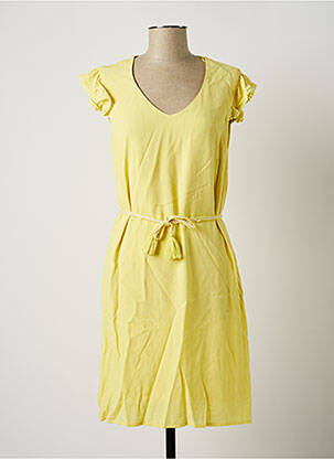 Rochie midi galben JULIE GUERLANDE femeie