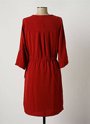 Rochie midi mâneci lungi mâneci lungi maro JULIE GUERLANDE femeie