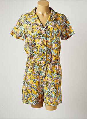 Salopetă scurtă galben C'EST BEAU LA VIE femeie