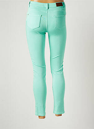Pantalon 7/8 elasticitate talie joasă verde C'EST BEAU LA VIE femeie