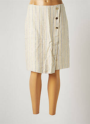 Fustă midi bej JULIE GUERLANDE femeie